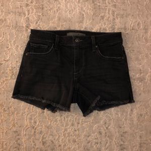 joes black jean shorts